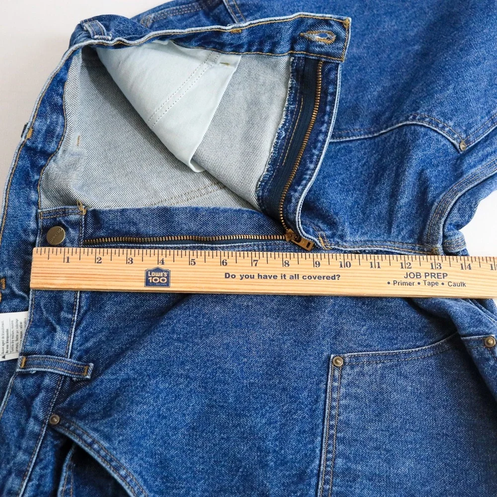 Vintage Carhartt B73 DST Double Knee Denim Work Pants Jeans 36x34 Made In Mexico